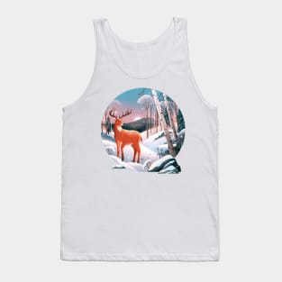 deer and scenery Tank Top